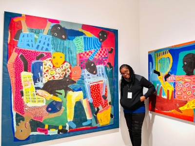 PEINTURE : LA BURKINABE ADJARATOU OUEDRAOGO VOIT SA PEINTURE RENTRER DANS LES PLUS GRANDES COLLECTIONS D’ART AFRICAIN CONTEMPORAIN (FORBES AFRIQUE)